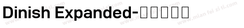Dinish Expanded字体转换